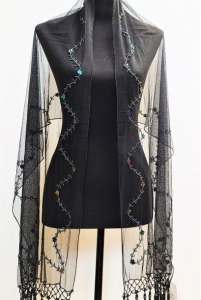 Beaded Shawl 6330-A